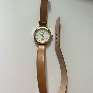 Tory Burch Collins Watch - TBW1304 Light Brown One Size